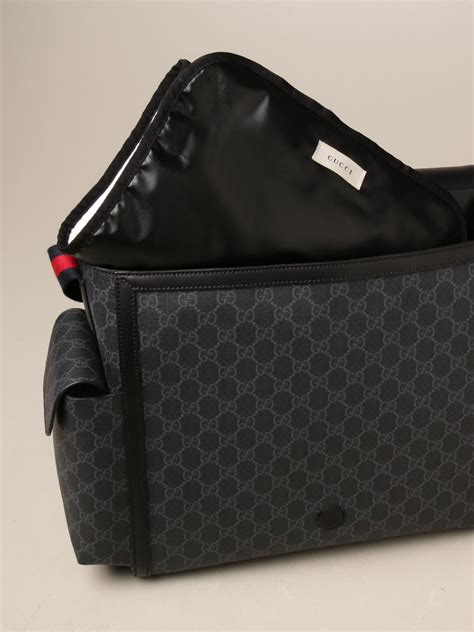 black gucci backpack diaper bag|authentic gucci diaper bag.